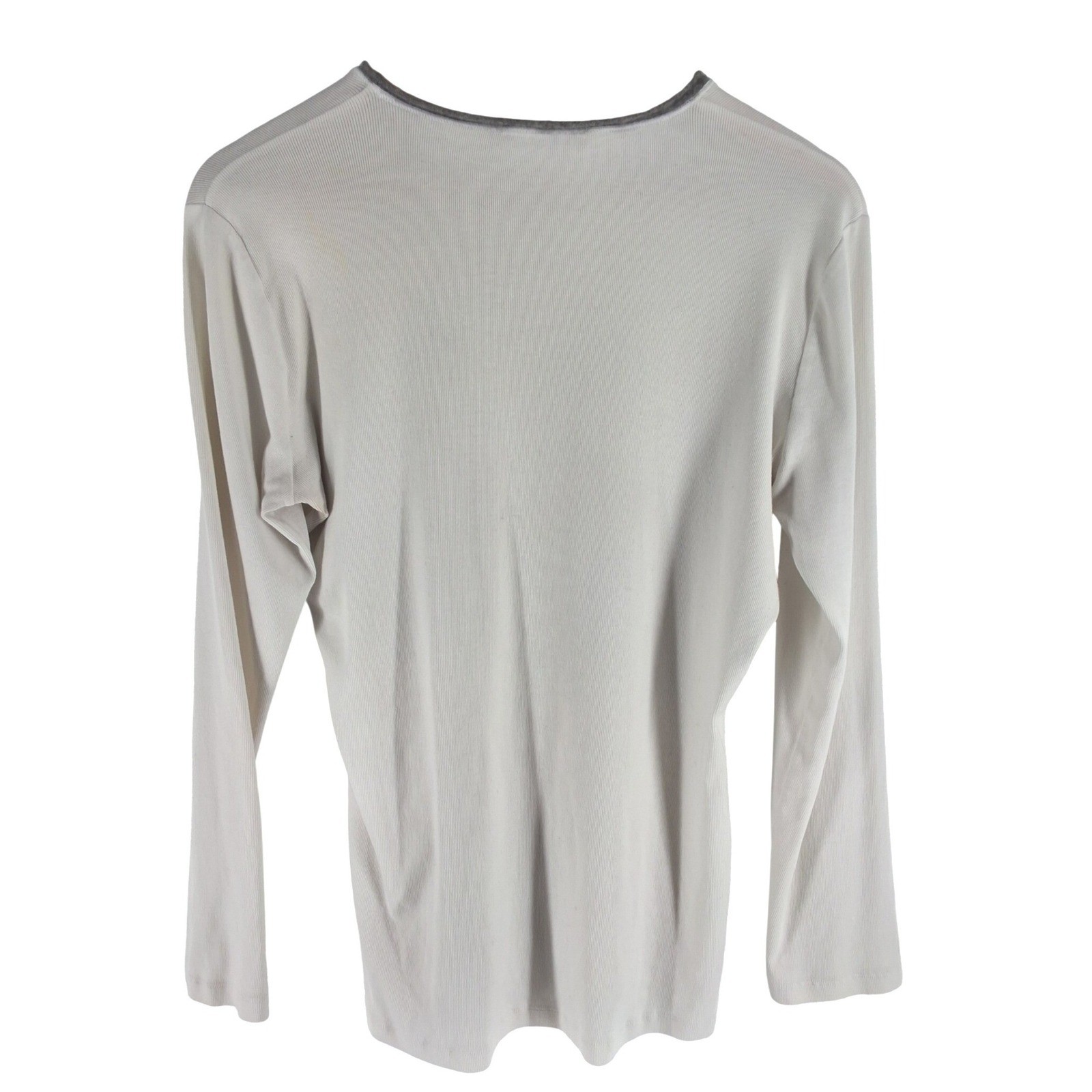 Fabiana Filippi Mako Cotton Silk Cashmere Ribbed Top IT 52 US 16 XXXL - View 6