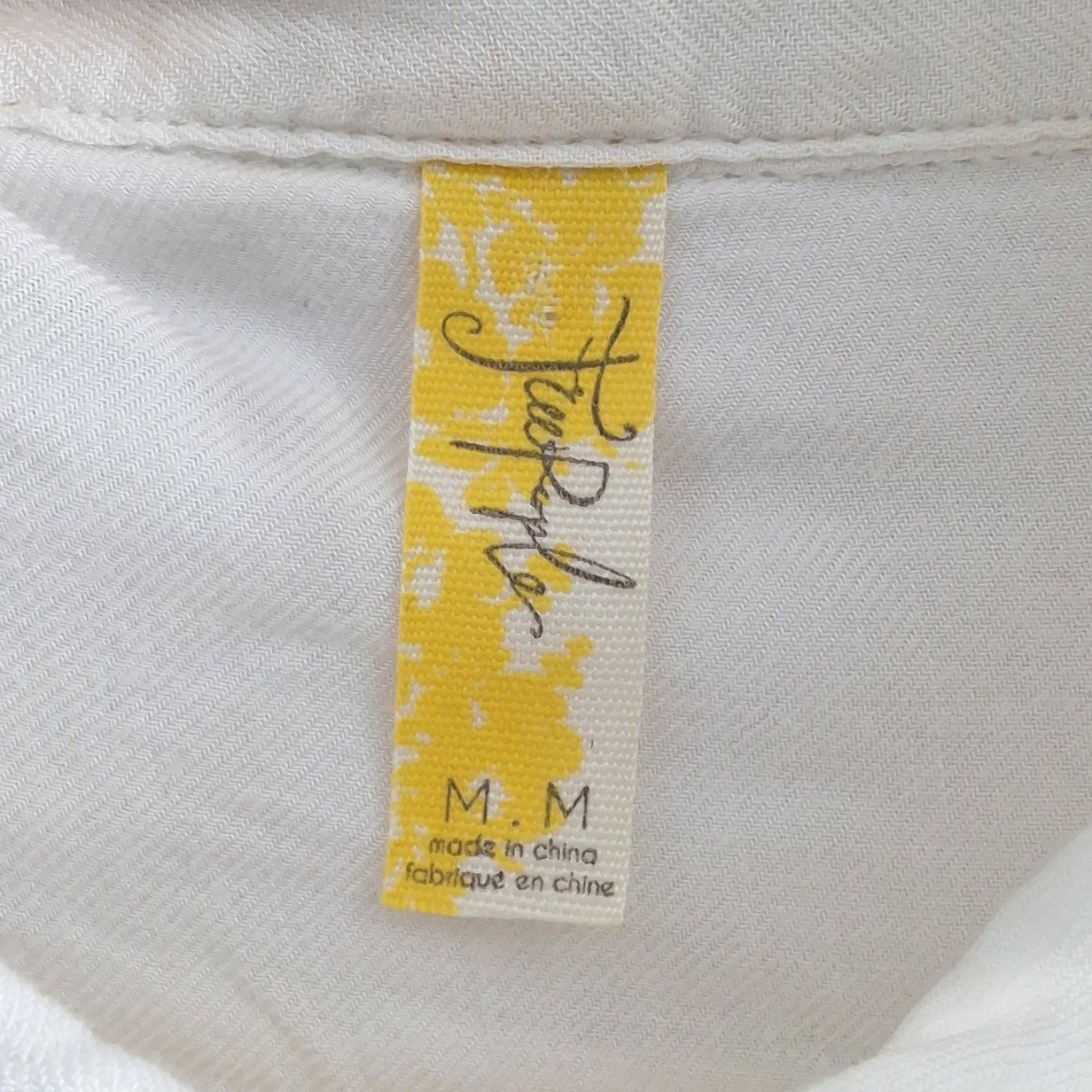 Free People White Rayon Button Down Boho Shirt Long Sleeve Oversized Pockets M