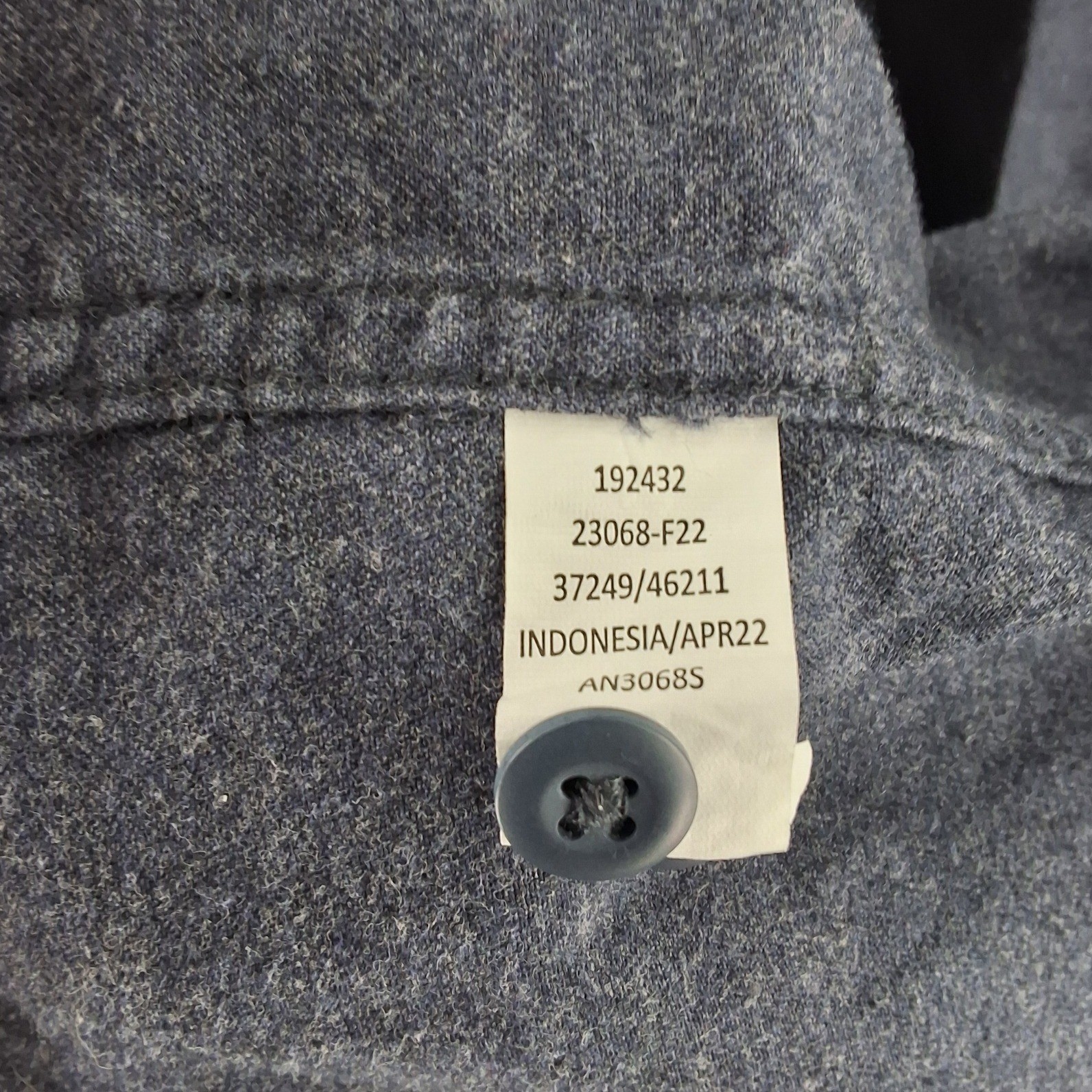 REI Co-op Men's Dark Blue 100% Cotton Long Sleeve Flannel Shirt Medium - View 3