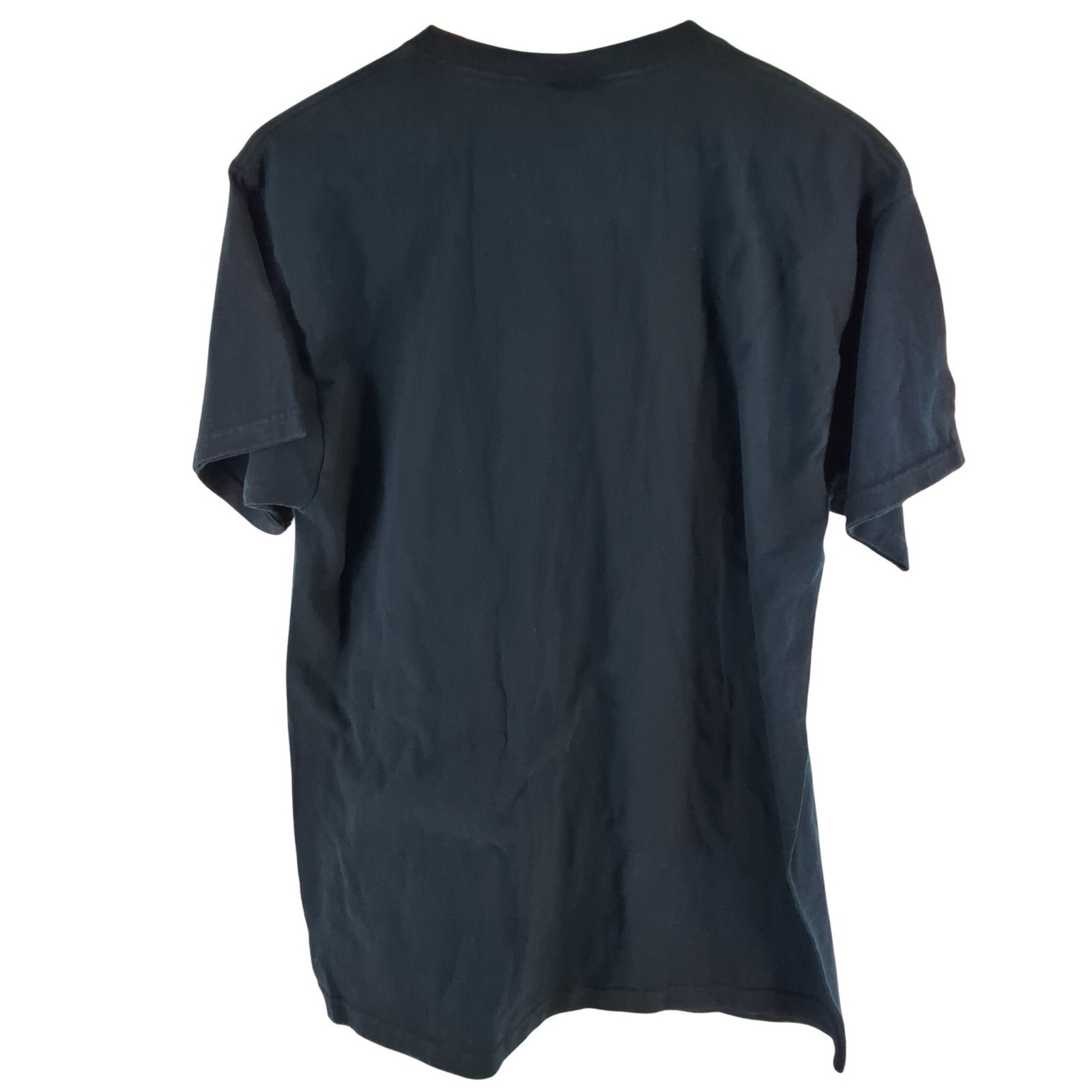 Oregon Graphic T-Shirt Mens Large Black Heavy Cotton Crew Neck - View 3