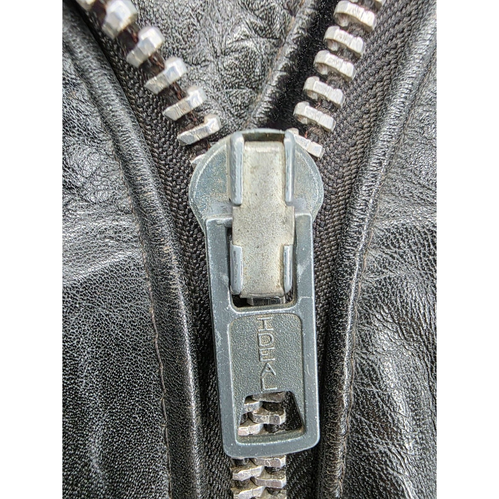 All American Rider Womens Black Leather Fringe Jacket Size 10 - View 6
