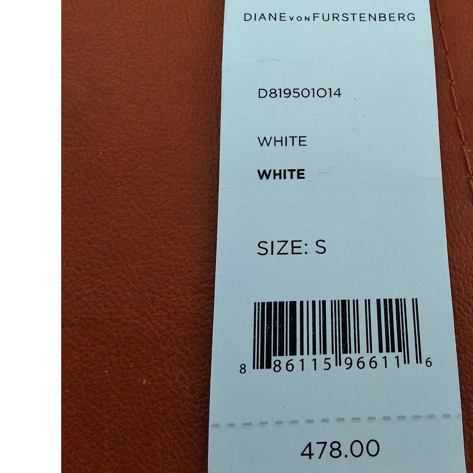 NWT DVF White Knit Fit & Flare Dress Cap Sleeve Bridal Size S - View 7