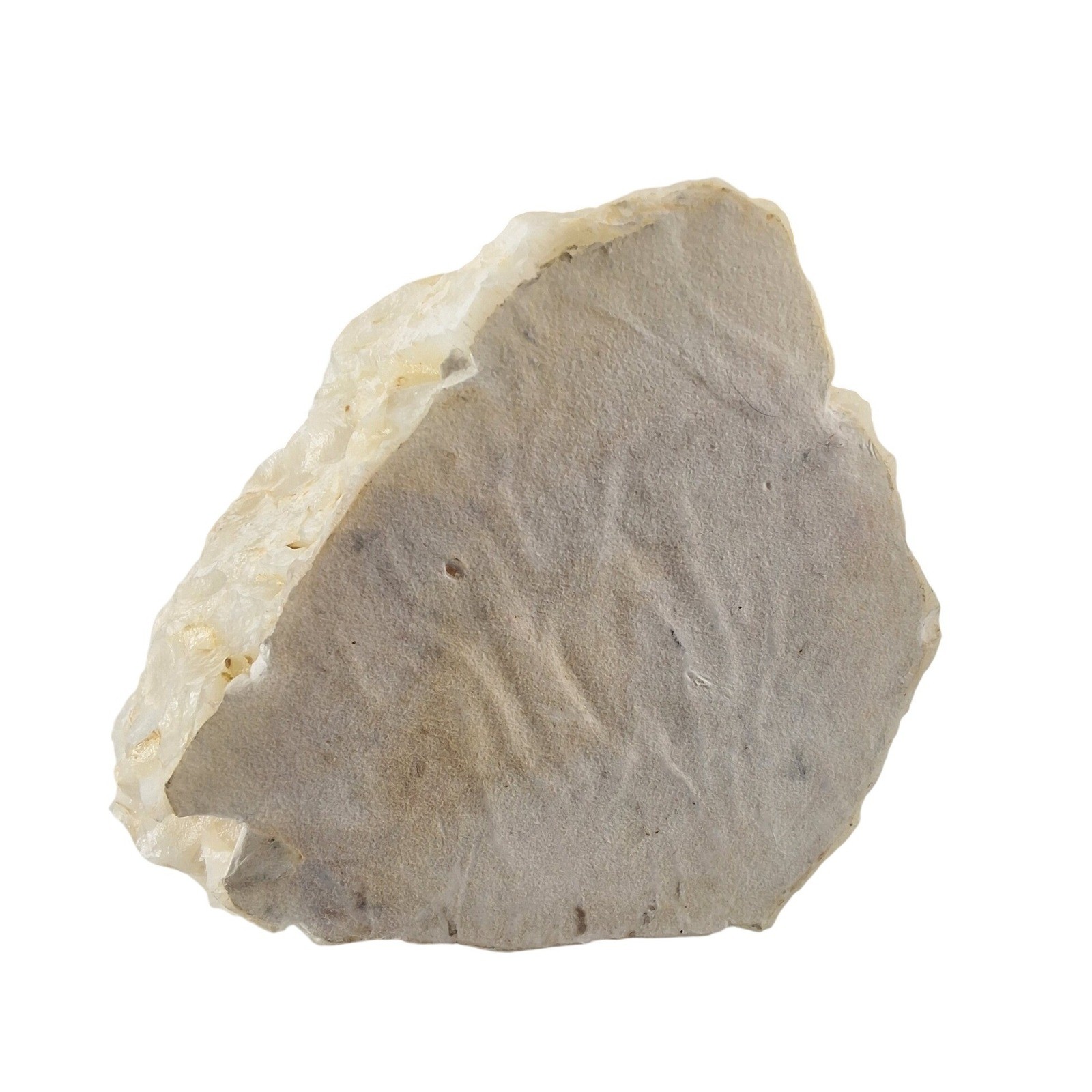 Natural Stone Candle Holder Organic Porous White Mineral Specimen