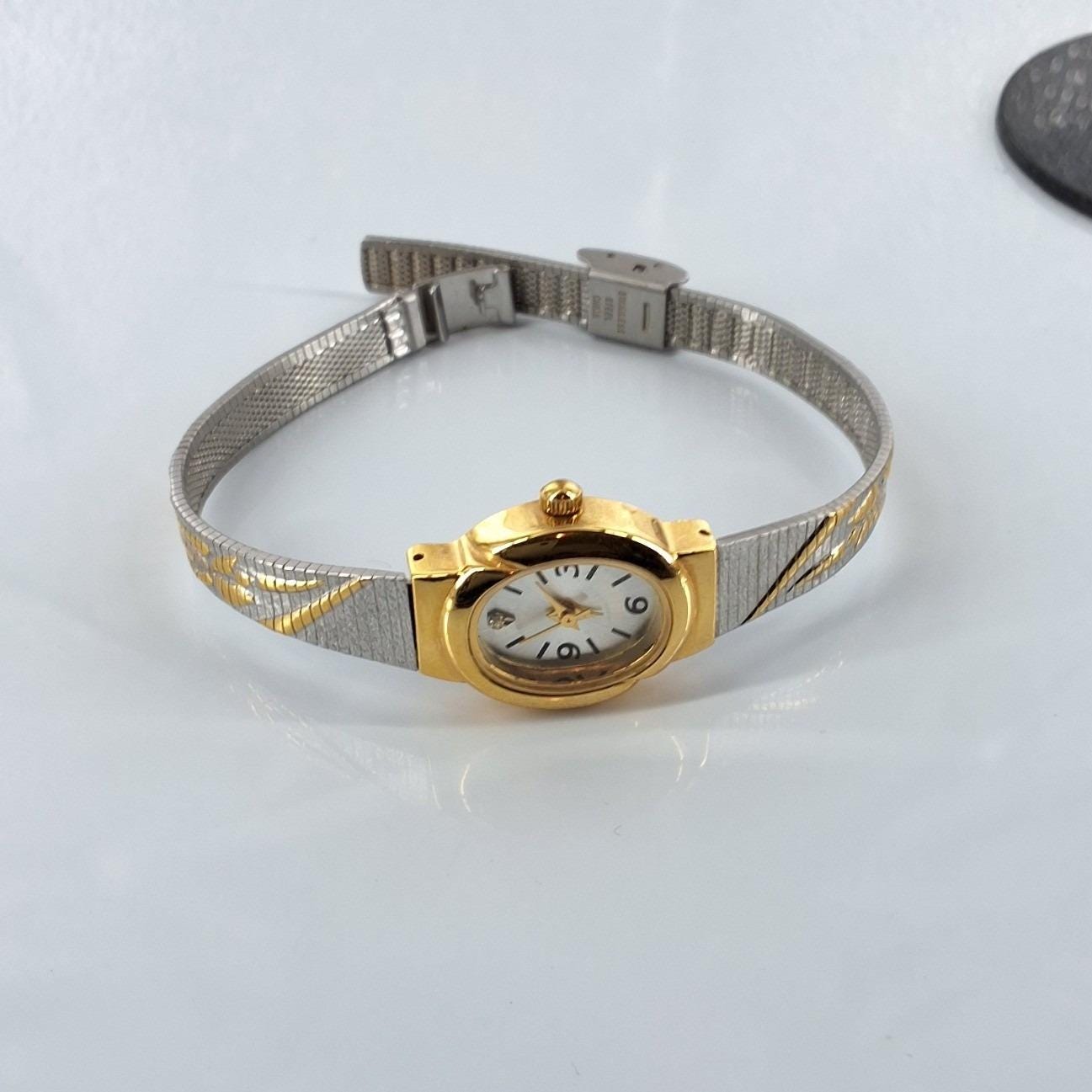 Avon Two Tone Gold Silver Mesh Band Dress Watch Japan Movt AV023QB - View 5