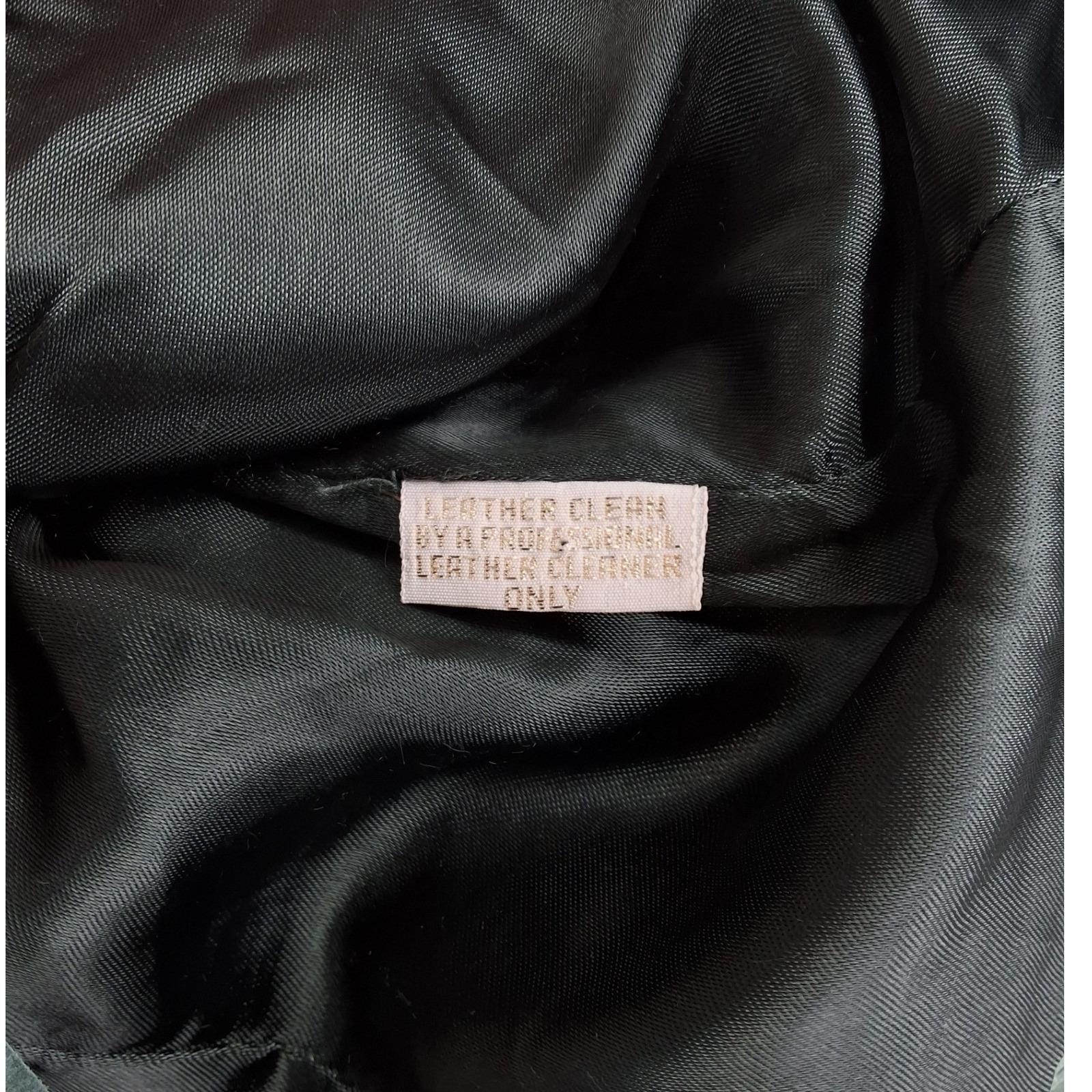 Apart Vintage Green Suede Leather Cropped Blazer Jacket Size 10 - View 6