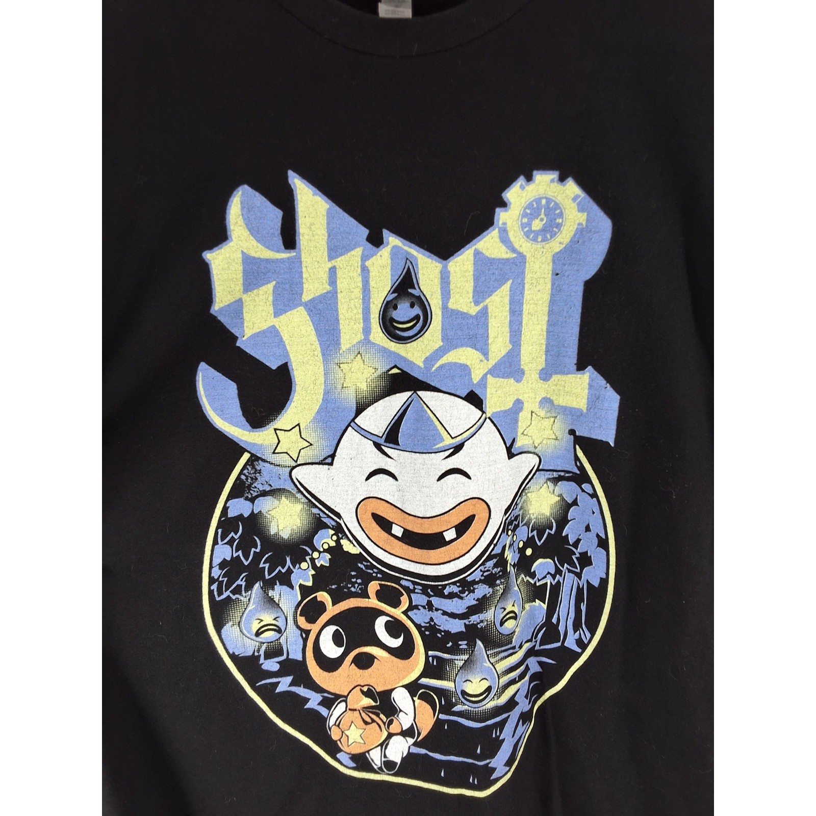 Ghost Band Animal Crossing Mashup Shirt Draculabyte Wisper Name Black L