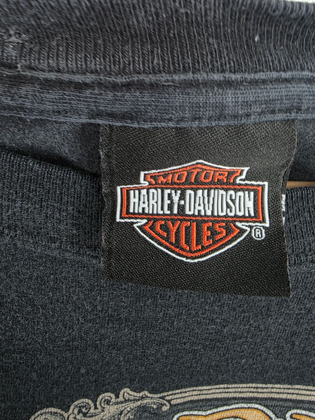 Harley Davidson 2XL Wild Hog Graphic T-Shirt Mendocino County 100% Cotton - View 3