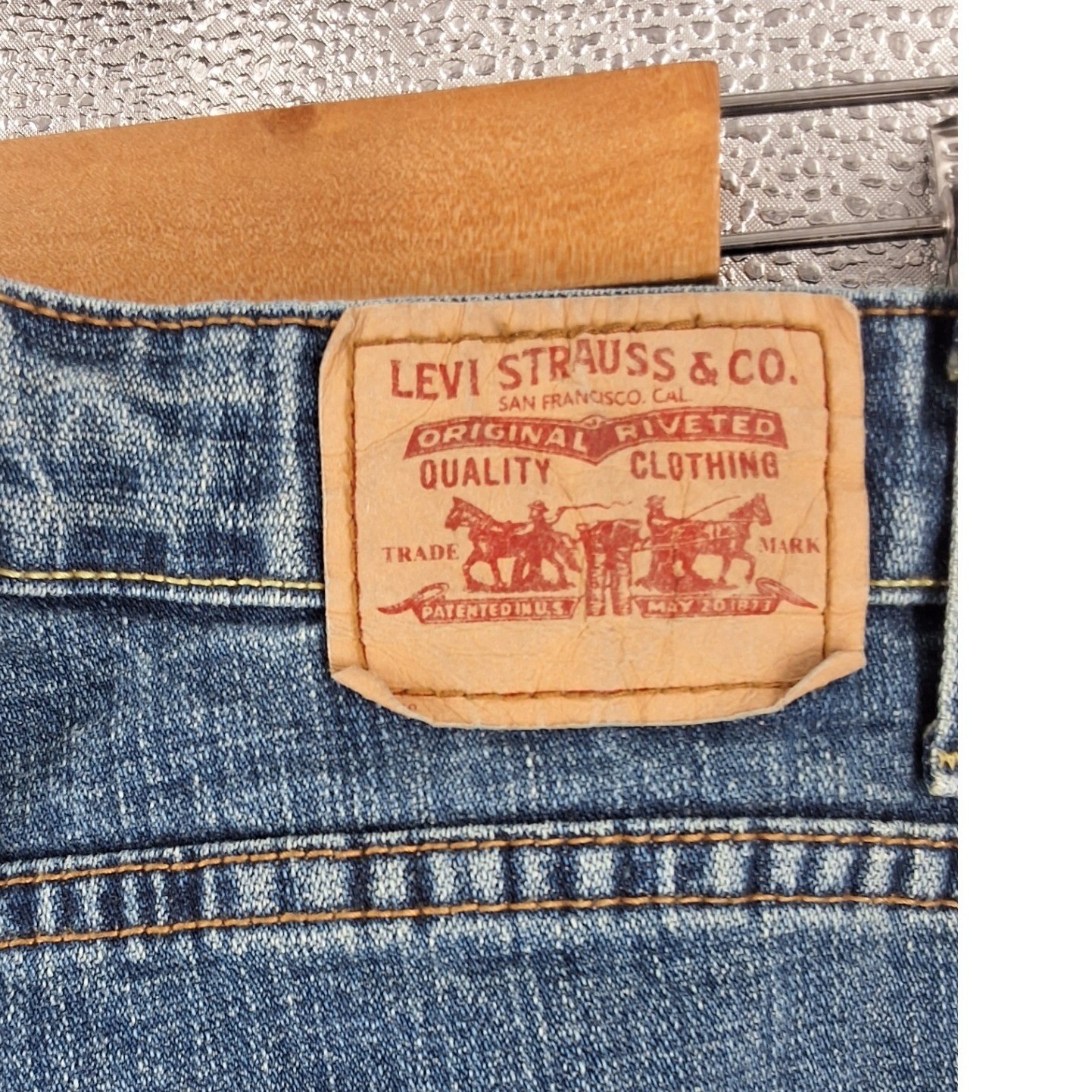 Levi's 515 Bootcut Jeans Women's Size 20M Medium Wash Stretch Denim Mid Rise - View 4