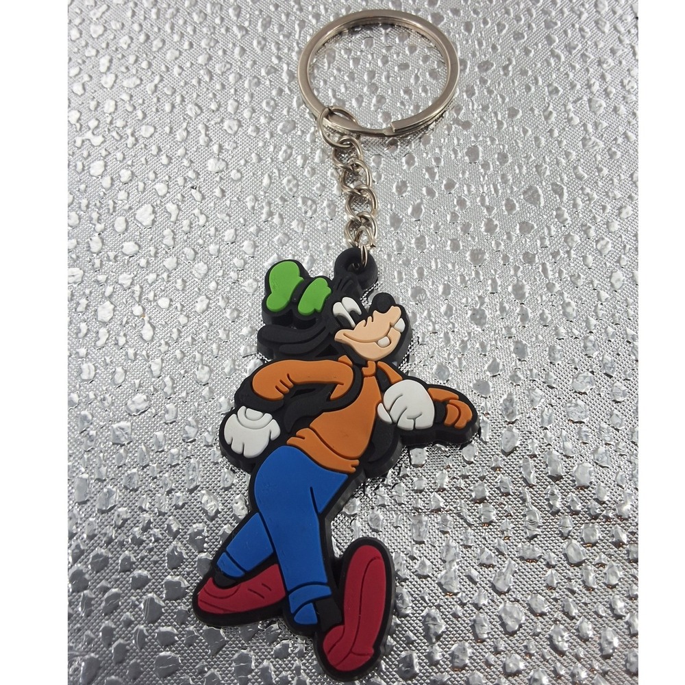 Disney Goofy Rubber Keychain Fob Set of 2 | Cartoon Character Bag Charm - View 4