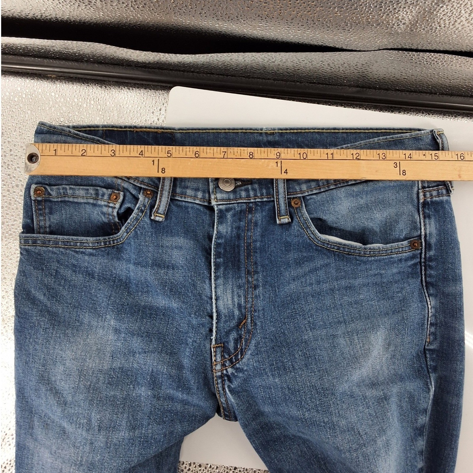 Levi's 511 Slim Fit Jeans Men's 32x32 Medium Wash Denim Pants - View 6