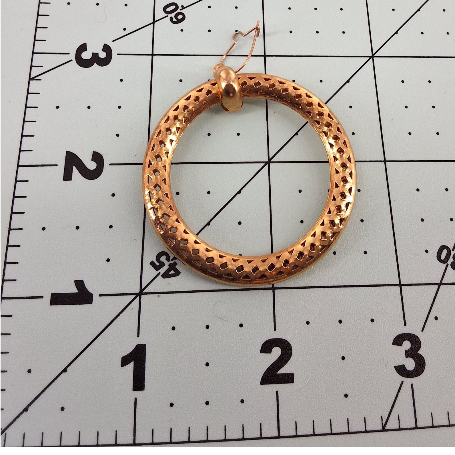 Oversized Gold Tone Woven Braided Chunky Statement Hoop Earrings 2.5"
