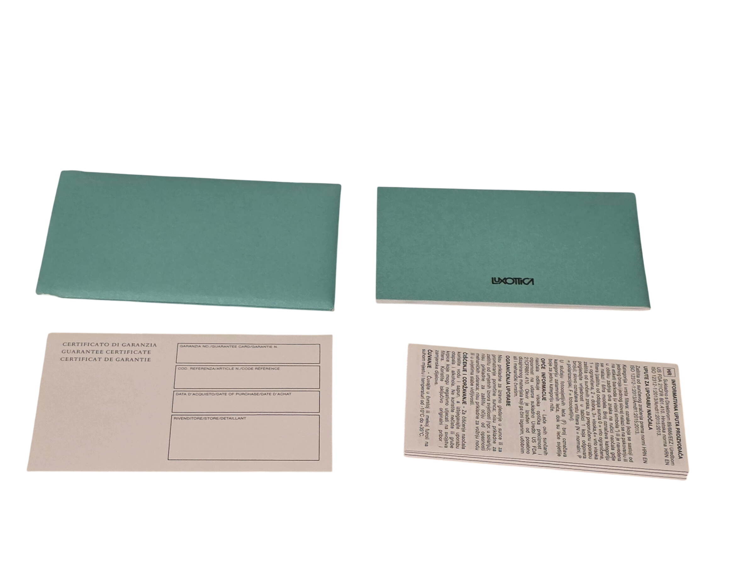 Tiffany & Co. Eyewear Box with Guarantee Card and Booklet Robin Egg Blue - View 3