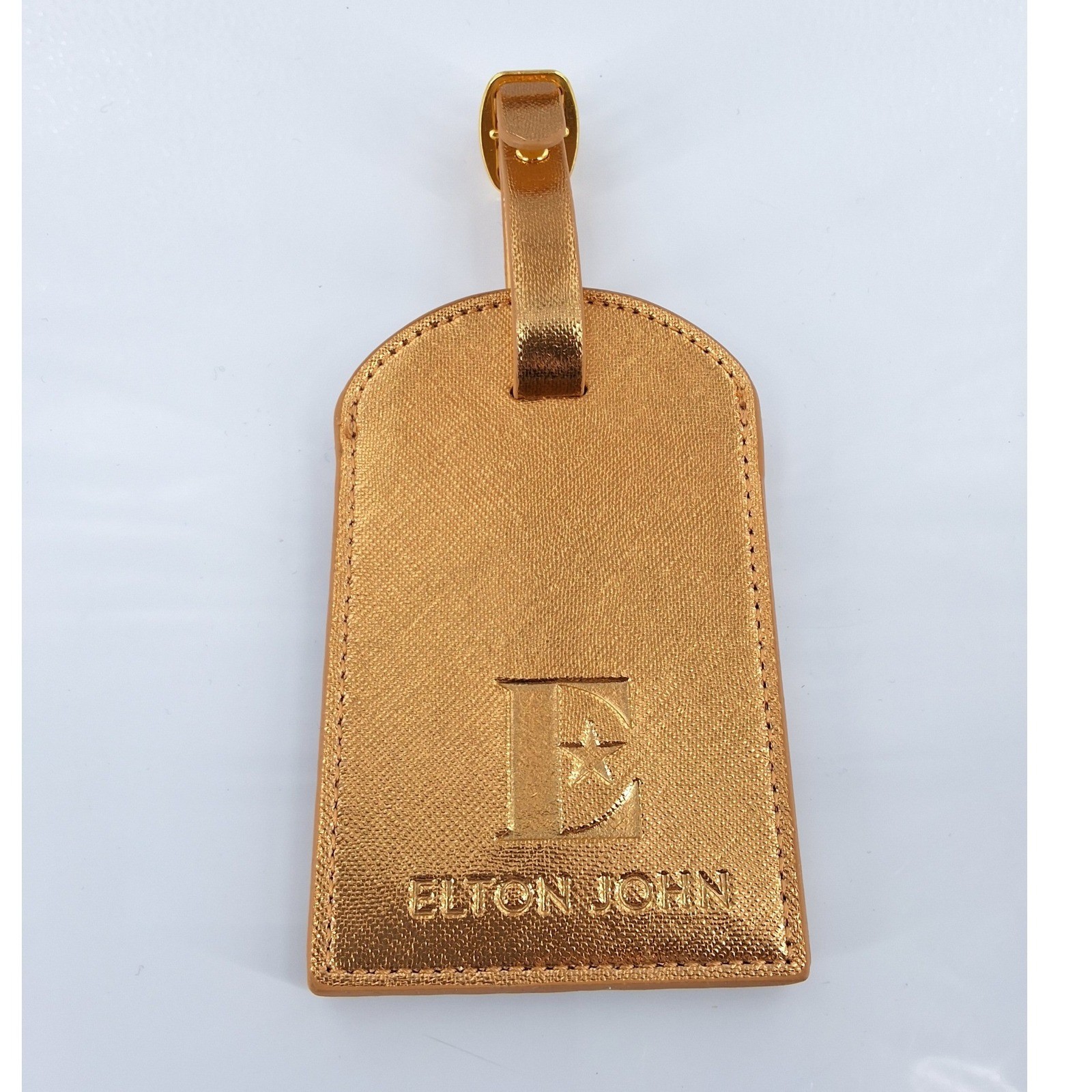 Elton John Gold Metallic Passport Holder and Luggage Tag Travel Gift Set Boxed - View 8