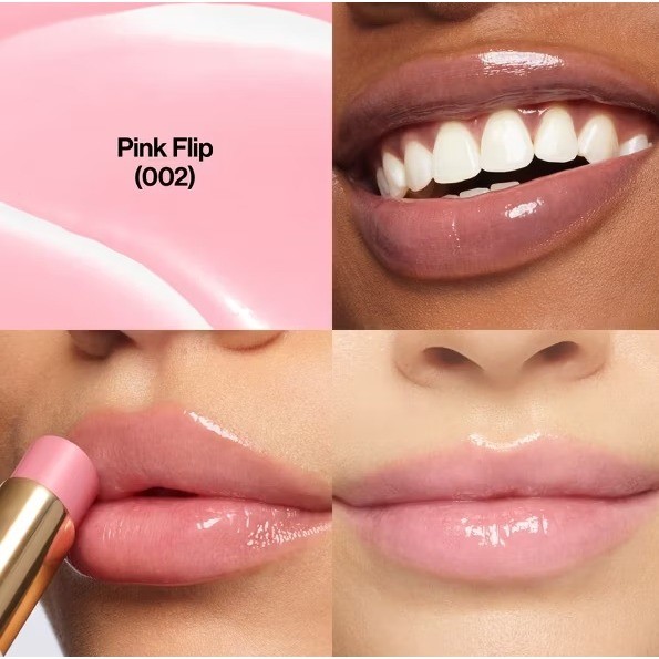 Revlon Super Lustrous Glass Shine Lip Balm 002 Pink Flip High Shine 0.11oz New