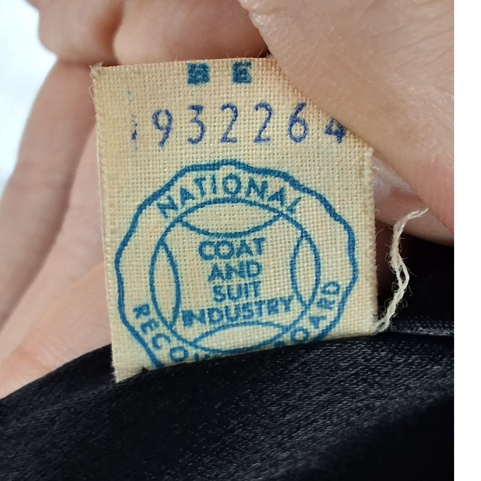 Vintage Ardoni California Wool Coat Mink Fur Collar ILGWU Union Made 60s M - View 5
