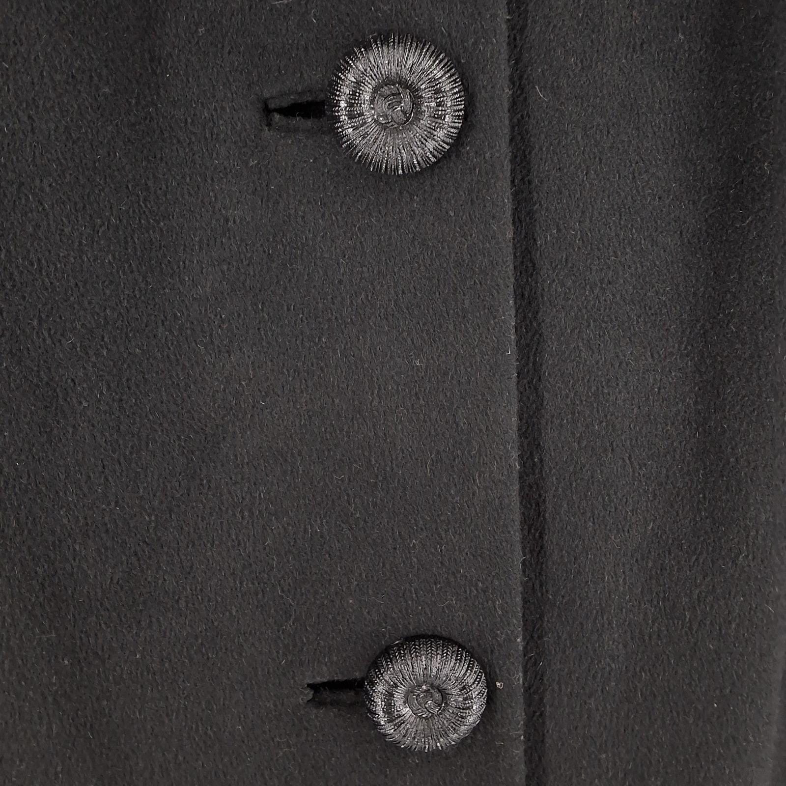 Vintage Ardoni California Wool Coat Mink Fur Collar ILGWU Union Made 60s M - View 6