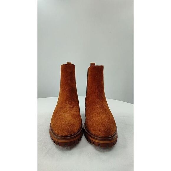 Quince Women's Suede Chelsea Boots Cinnamon Brown Size 9 - View 3