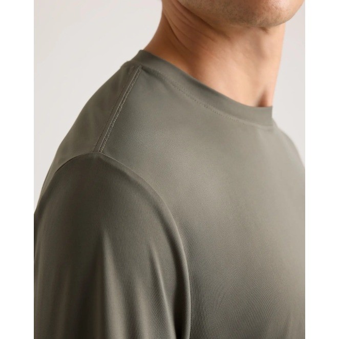 Quince Ultra-Soft Tencel Modal Long Sleeve Tee Heritage Olive Green XXL NWT - View 4