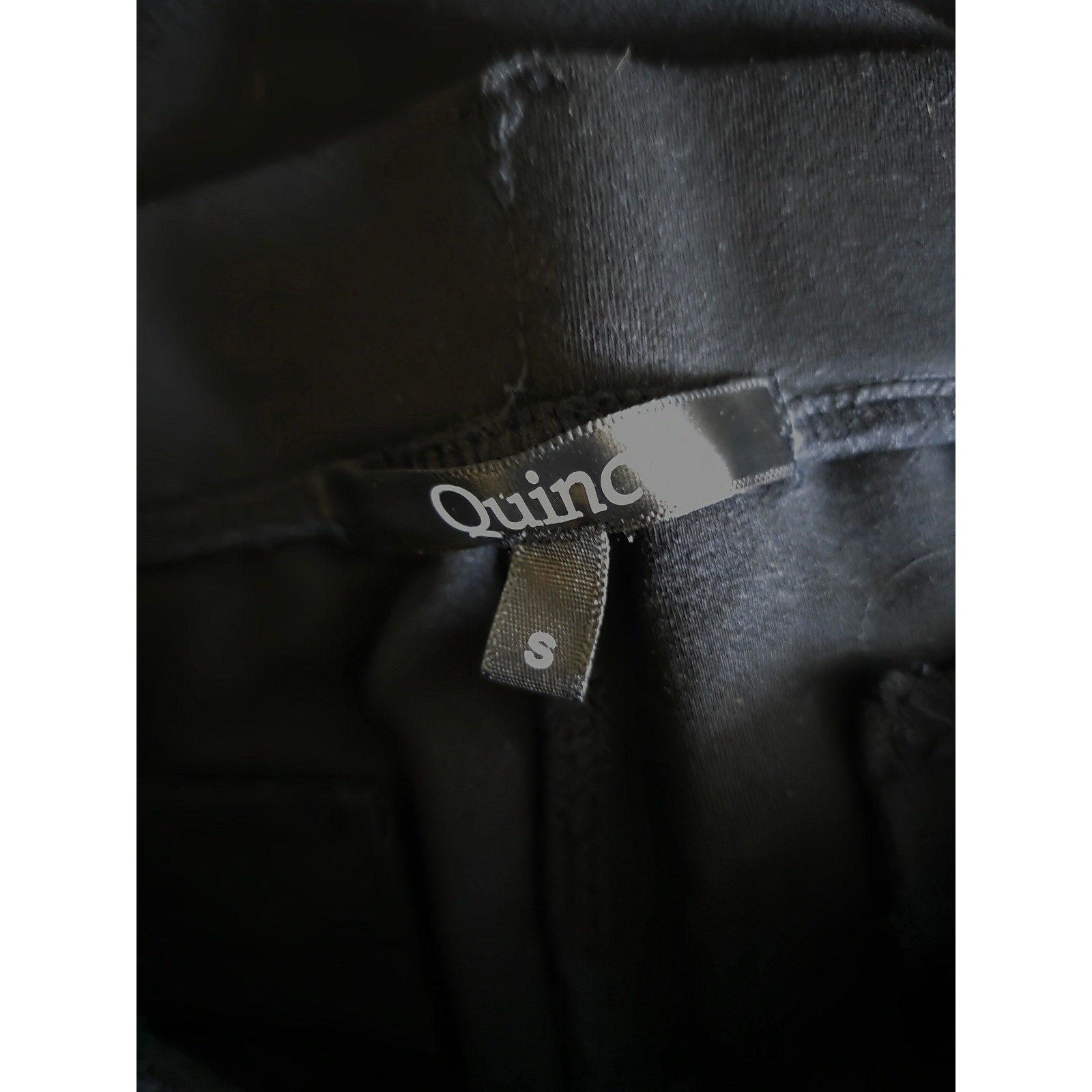 Quince Ultra-Stretch Ponte Straight Leg 4-Pocket Pants Black Small Petite SP 26 - View 5