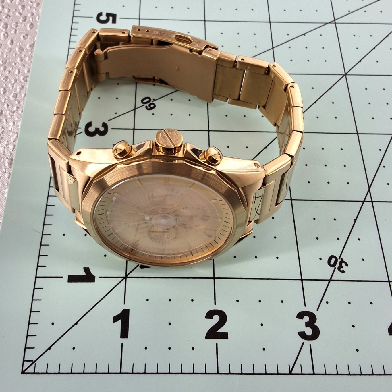 Armani Exchange Men's AX2602 Drexler Gold Watch Untested For Parts Box - View 4