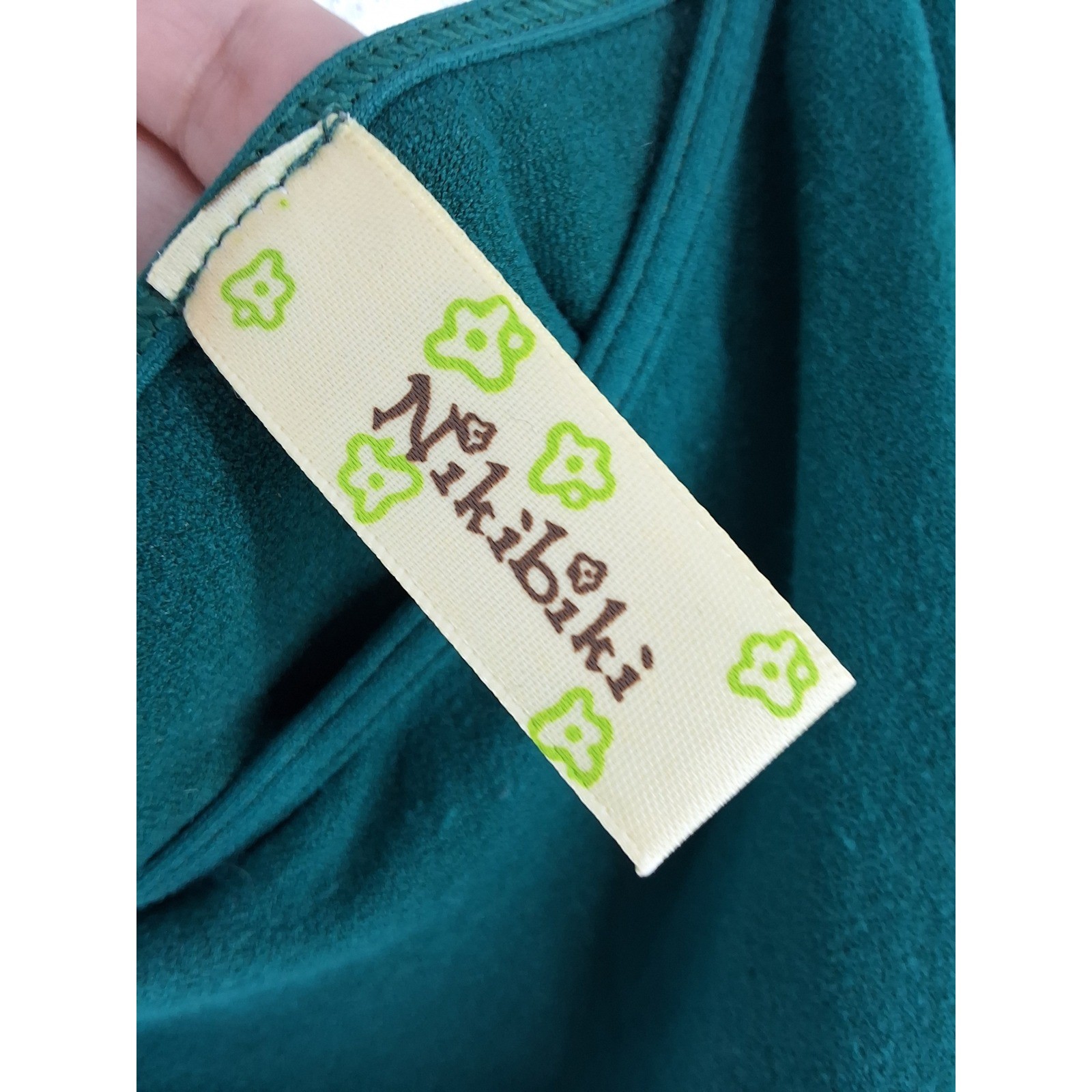 Nikibiki Deep Emerald Green Seamless Signature Long Camisole Top OS Fits All