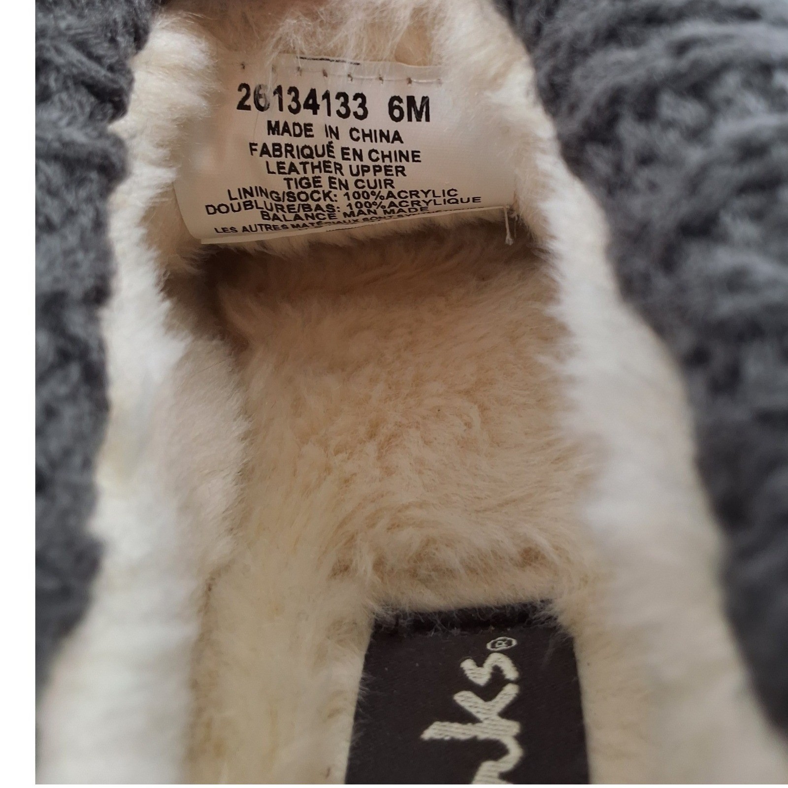 Clarks Willodean Fern Grey Suede Faux Fur Clog Slipper Shoes Women's Size 6M - View 4