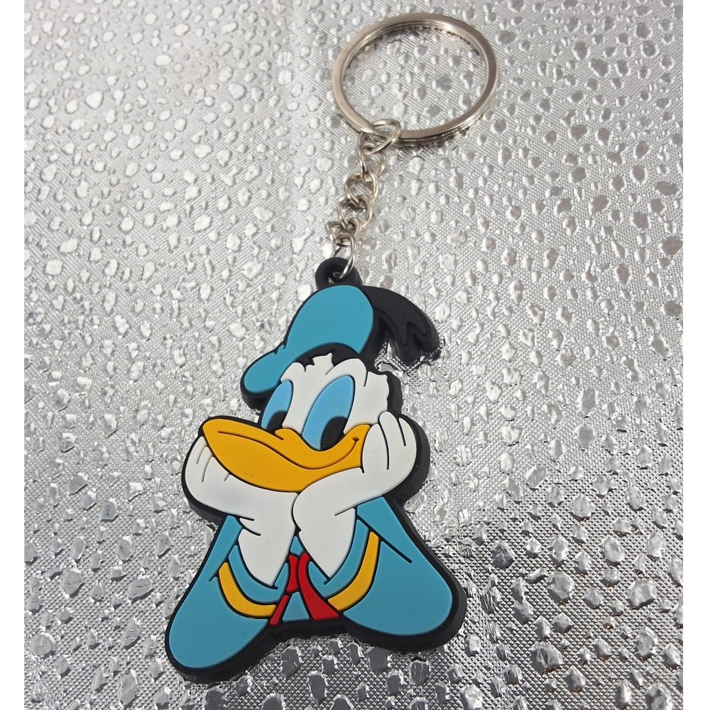 Disney Donald Duck Rubber Keychain Fob Charms | Set of 2 - View 3