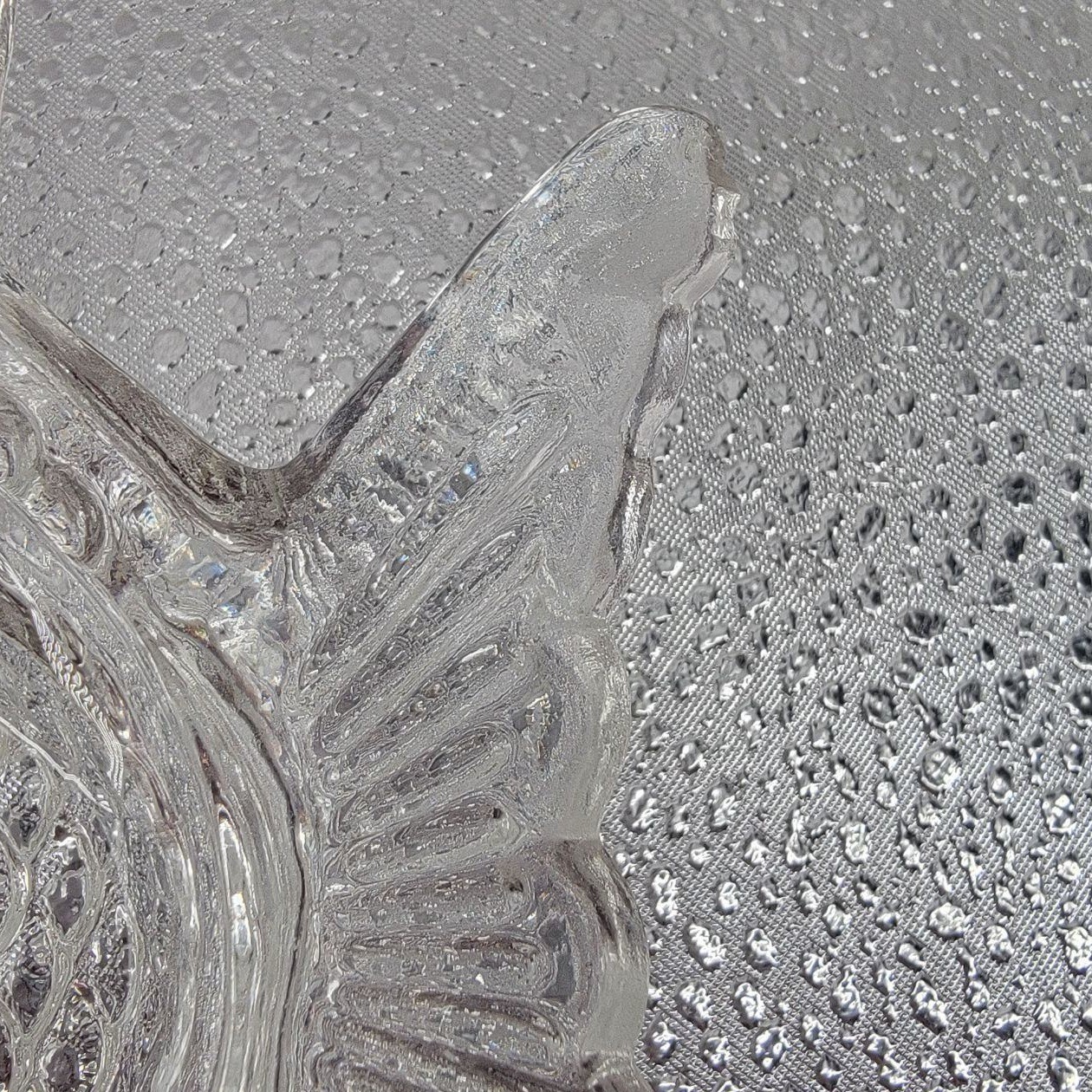 Set Of 3 Clear Glass Fish-Shaped Plates - View 3