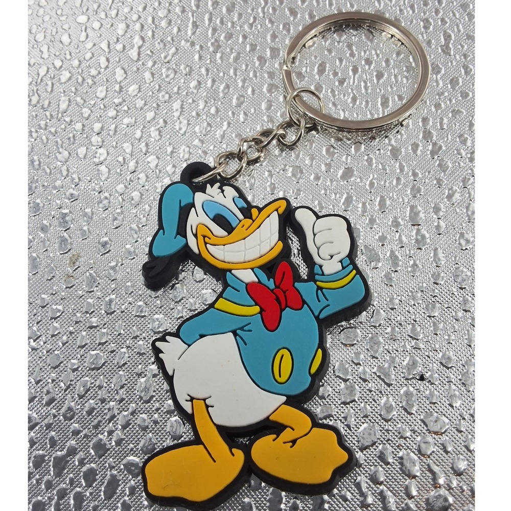 Disney Donald Duck Rubber Keychain Fob Charms | Set of 2 - View 5