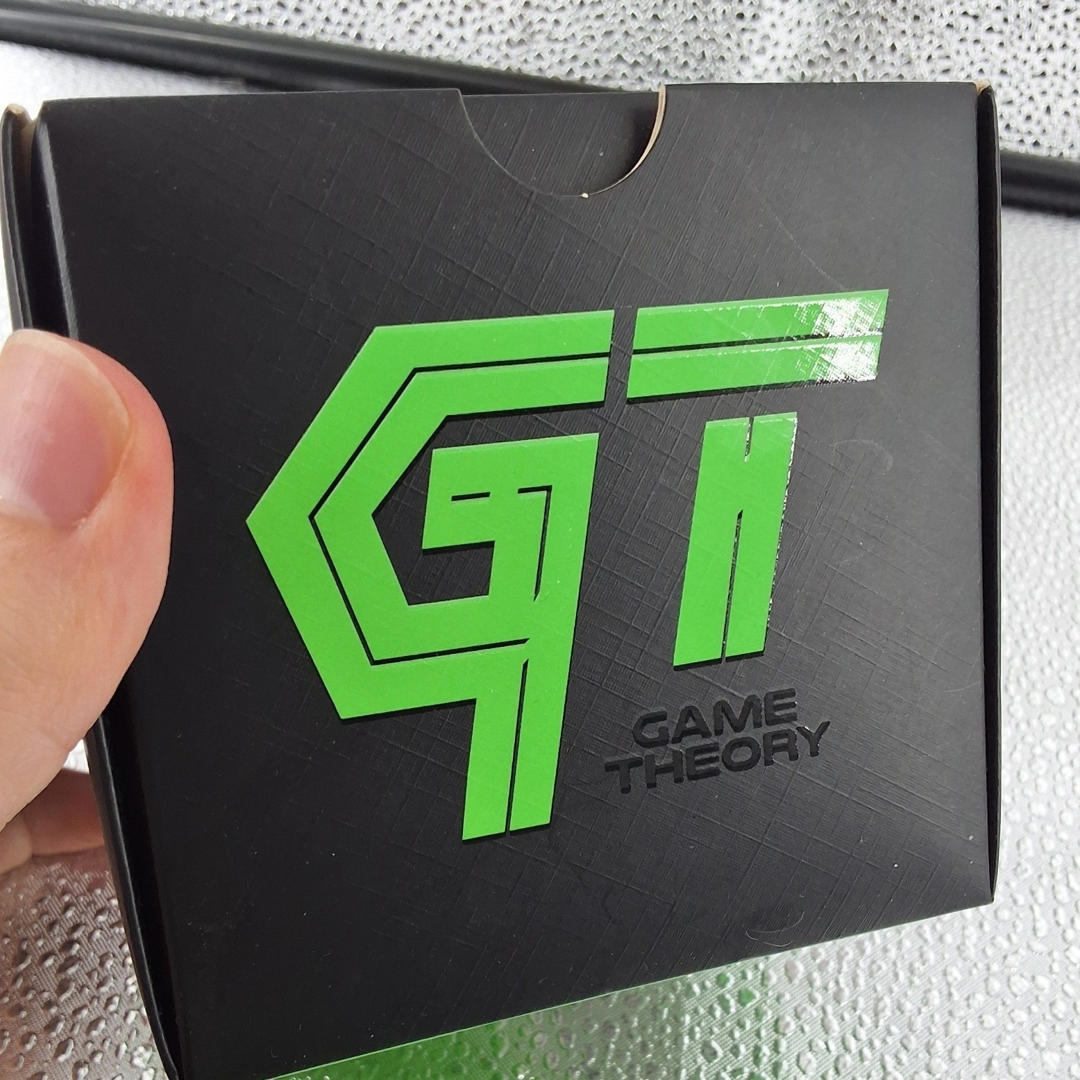 Game Theory Radioactive Digital Watch Neon Green Translucent Chronograph Box Tin
