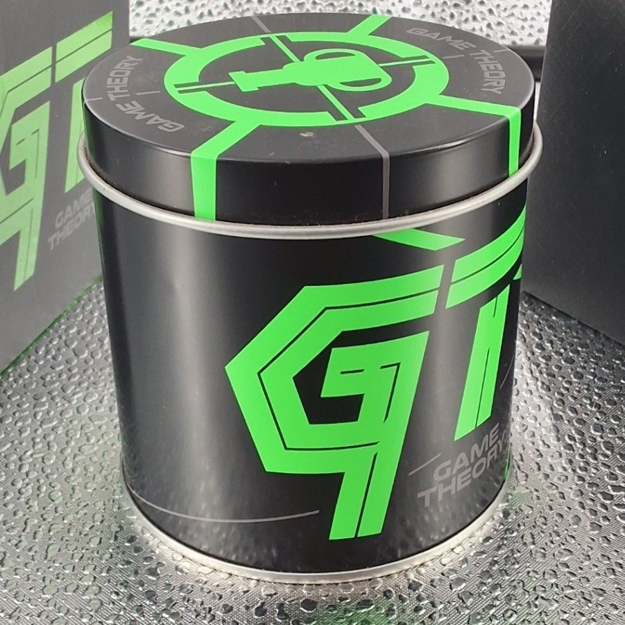 Game Theory Radioactive Digital Watch Neon Green Translucent Chronograph Box Tin - View 3