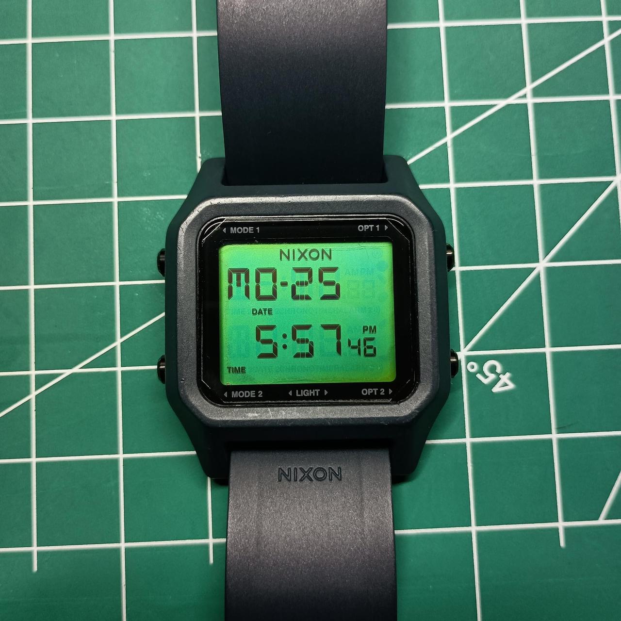 Game Theory Radioactive Digital Watch Neon Green Translucent Chronograph Box Tin - View 15