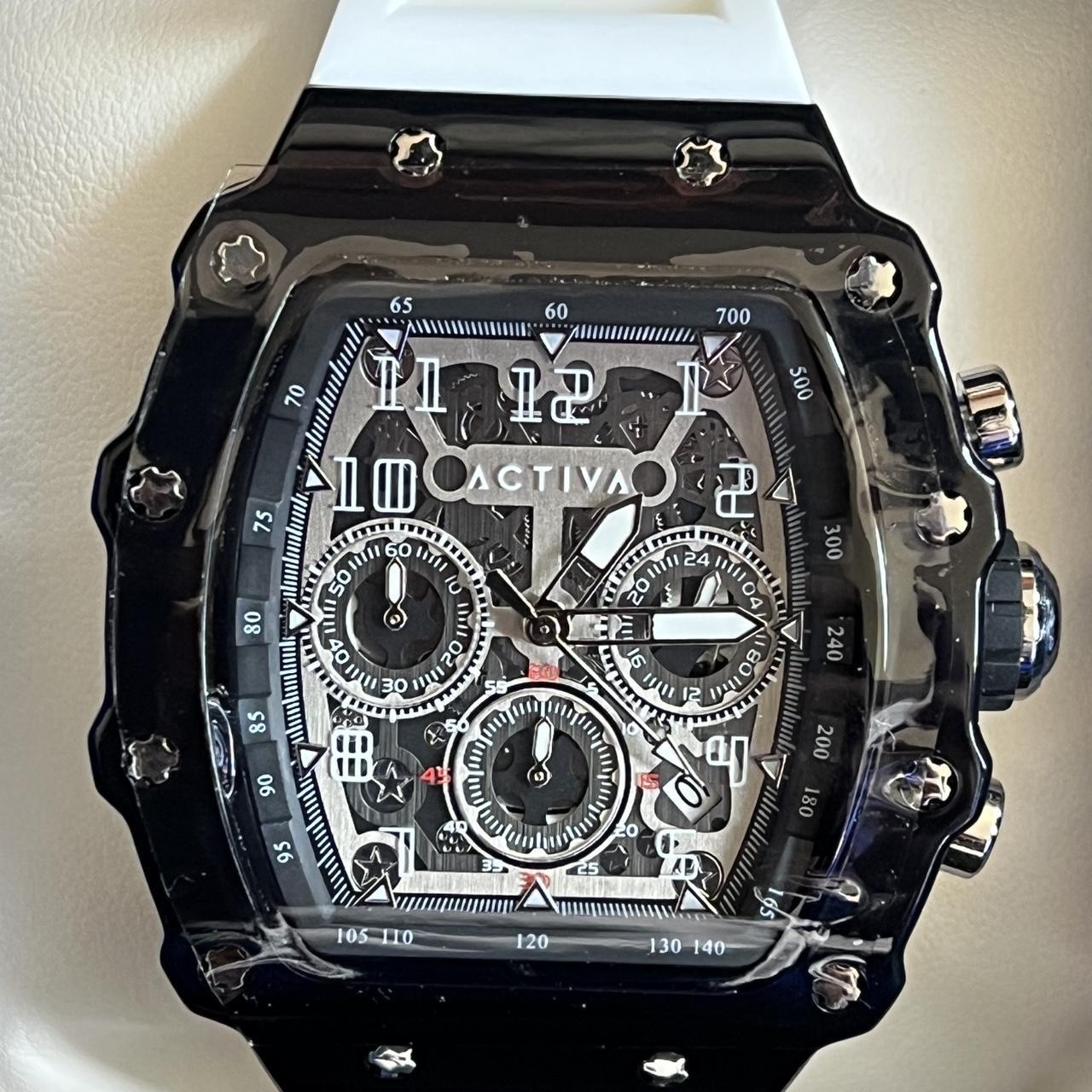 Game Theory Radioactive Digital Watch Neon Green Translucent Chronograph Box Tin - View 16