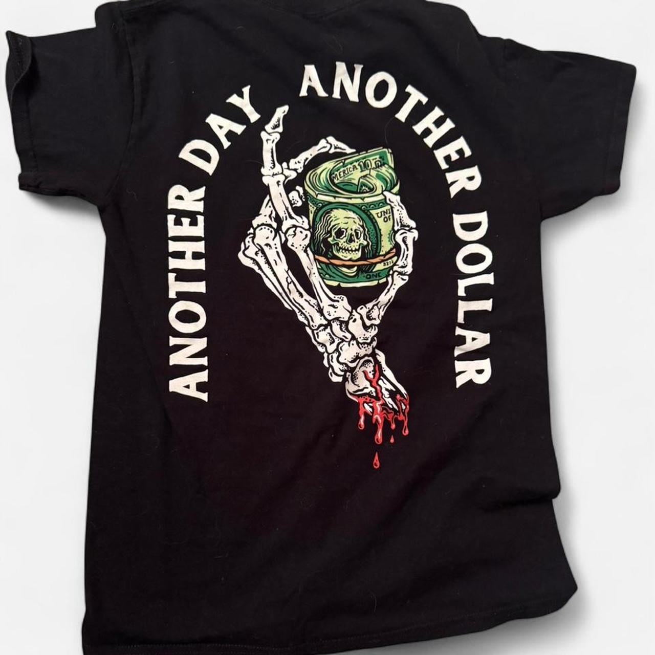 Eighty Eight Brand Get Weird Alien Skeleton Skateboard Graphic Tee Black S - View 3