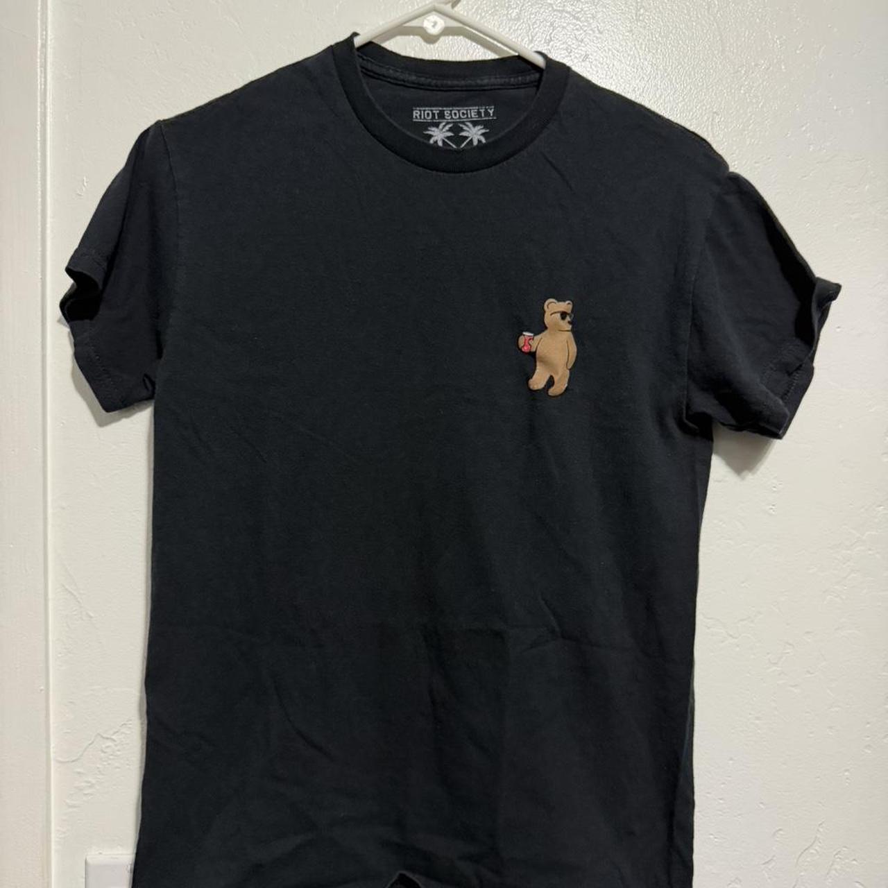 Eighty Eight Brand Get Weird Alien Skeleton Skateboard Graphic Tee Black S - View 7