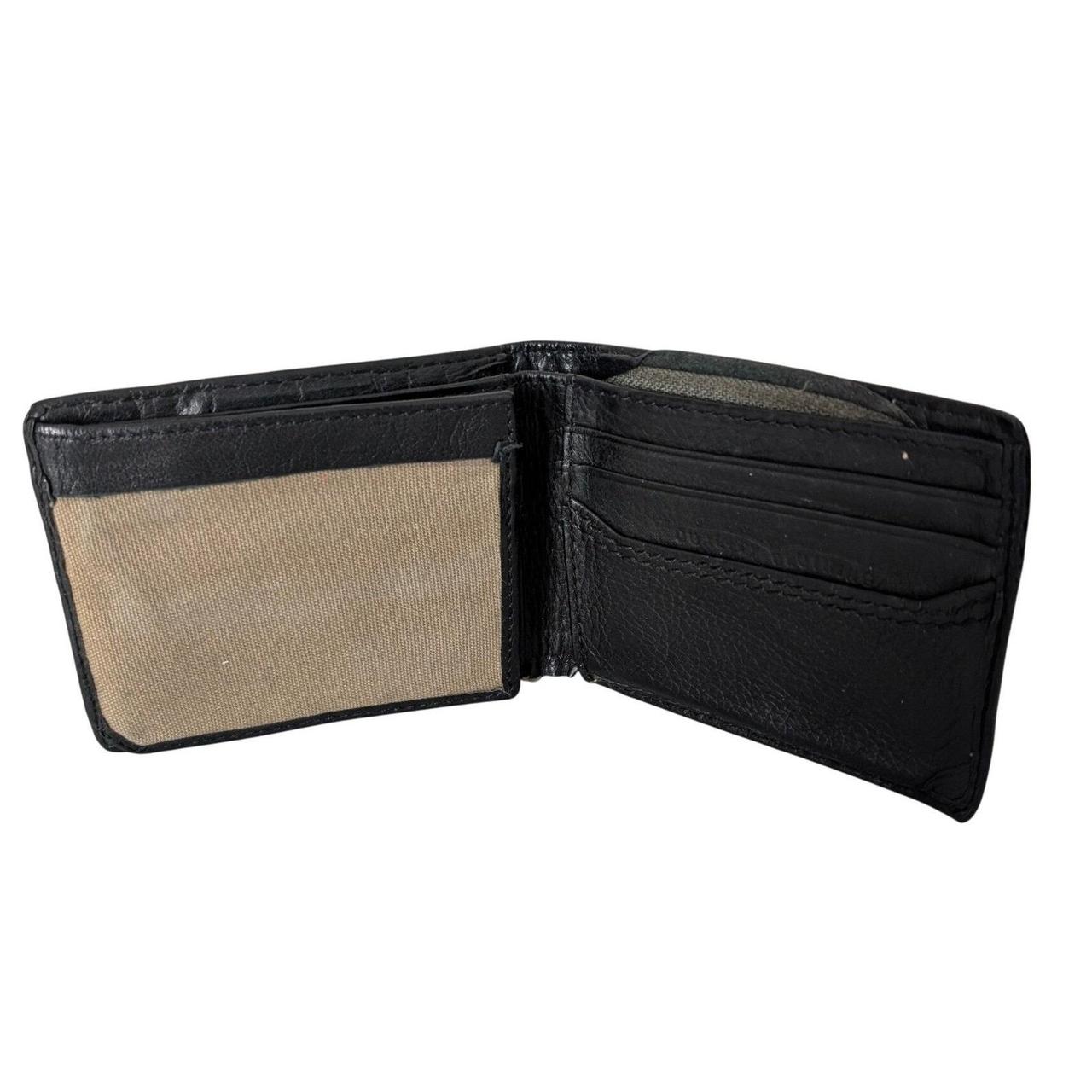 Vintage Black Eel Skin Card Holder Minimalist Slim Wallet Paneled Unisex - View 14