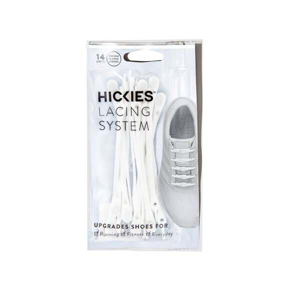 Hickies Inc H2 14 Pack Shoe Laces White New - View 3