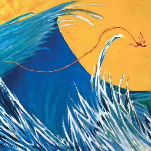 Dr Seuss Firebird Limited Edition Canvas Print Tigerwood Frame RARE COA 669/850 - View 3
