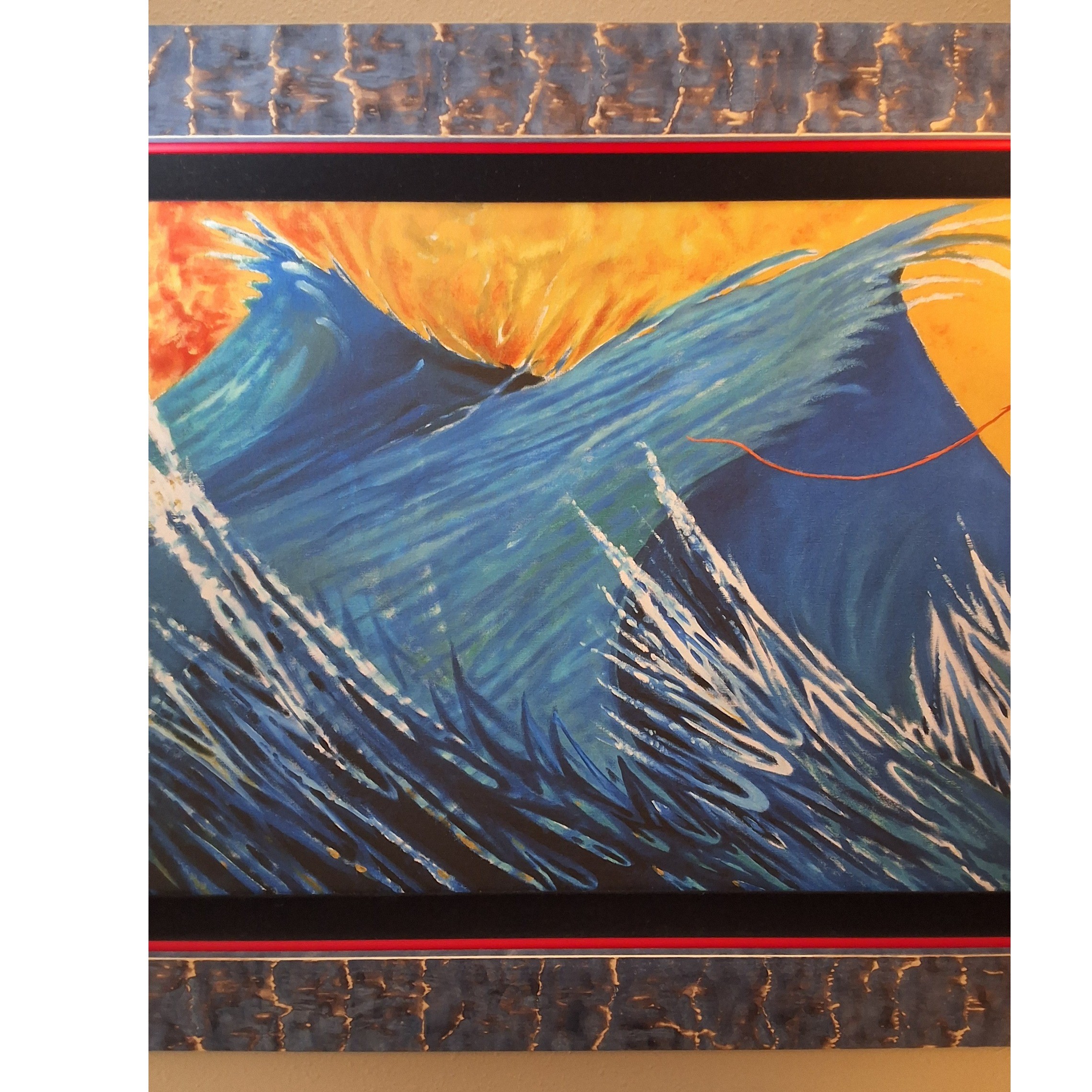Dr Seuss Firebird Limited Edition Canvas Print Tigerwood Frame RARE COA 669/850 - View 11