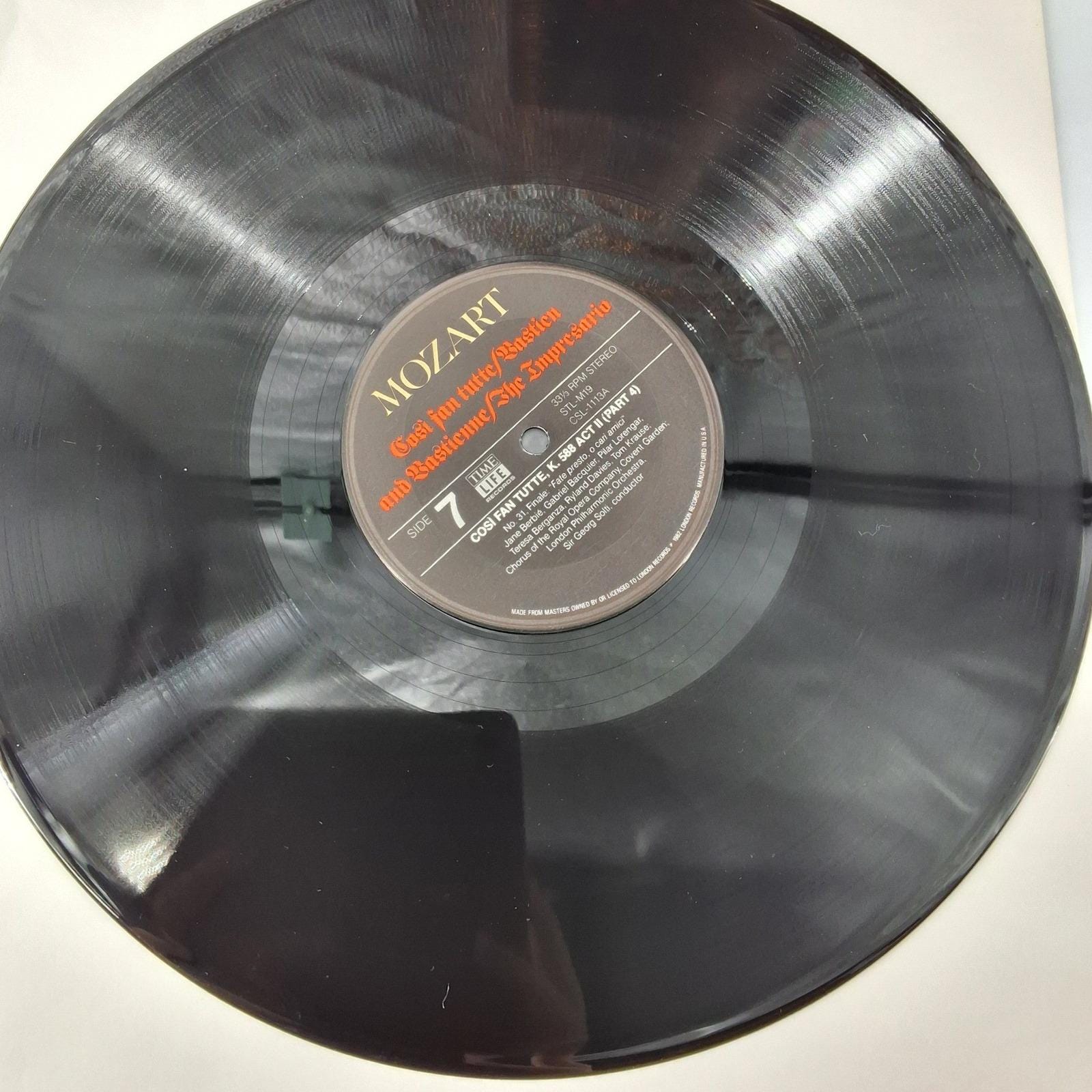 Mozart Cosi Fan Tutte Opera 5 Vinyl LP Box Set Time Life STL-M19 Booklet - View 8