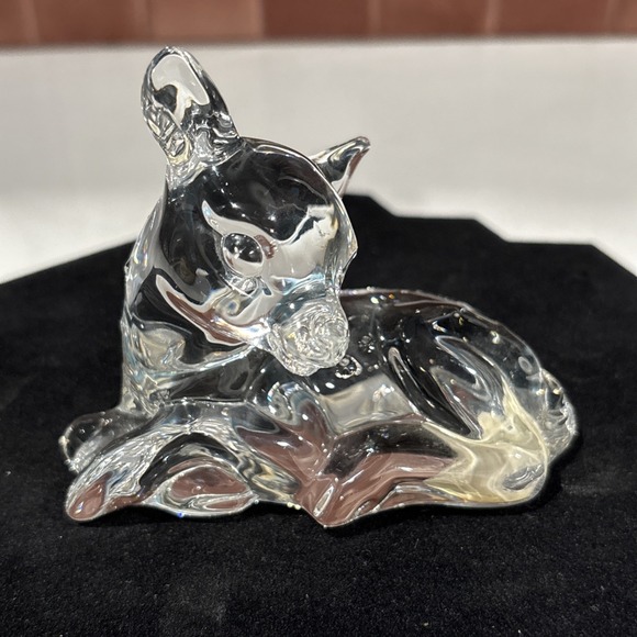 Princess House Blown Glass Pear Figurine Paperweight 3 Inch Clear Fruit‎ Decor - View 13