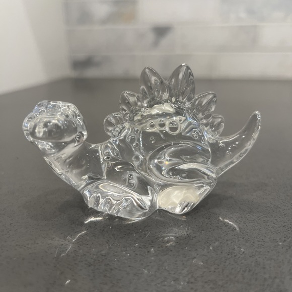 Princess House Blown Glass Pear Figurine Paperweight 3 Inch Clear Fruit‎ Decor - View 16