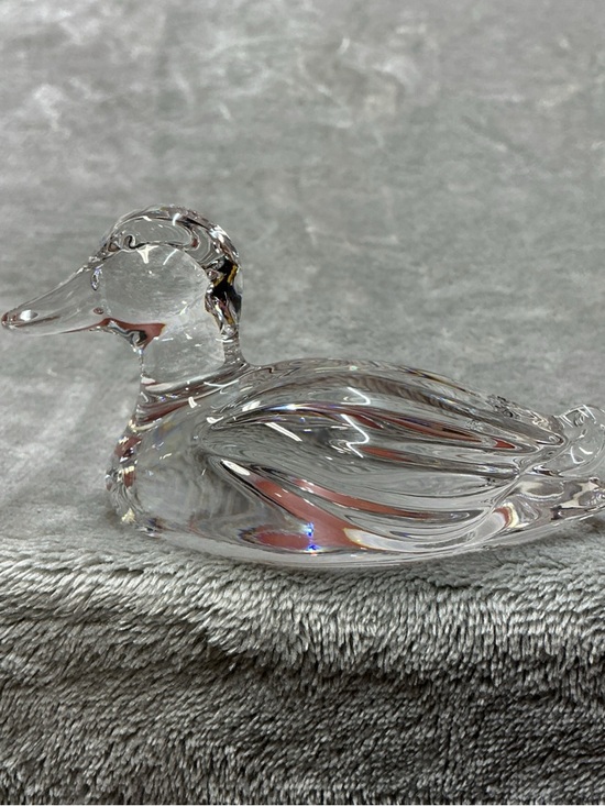 Princess House Blown Glass Pear Figurine Paperweight 3 Inch Clear Fruit‎ Decor - View 17
