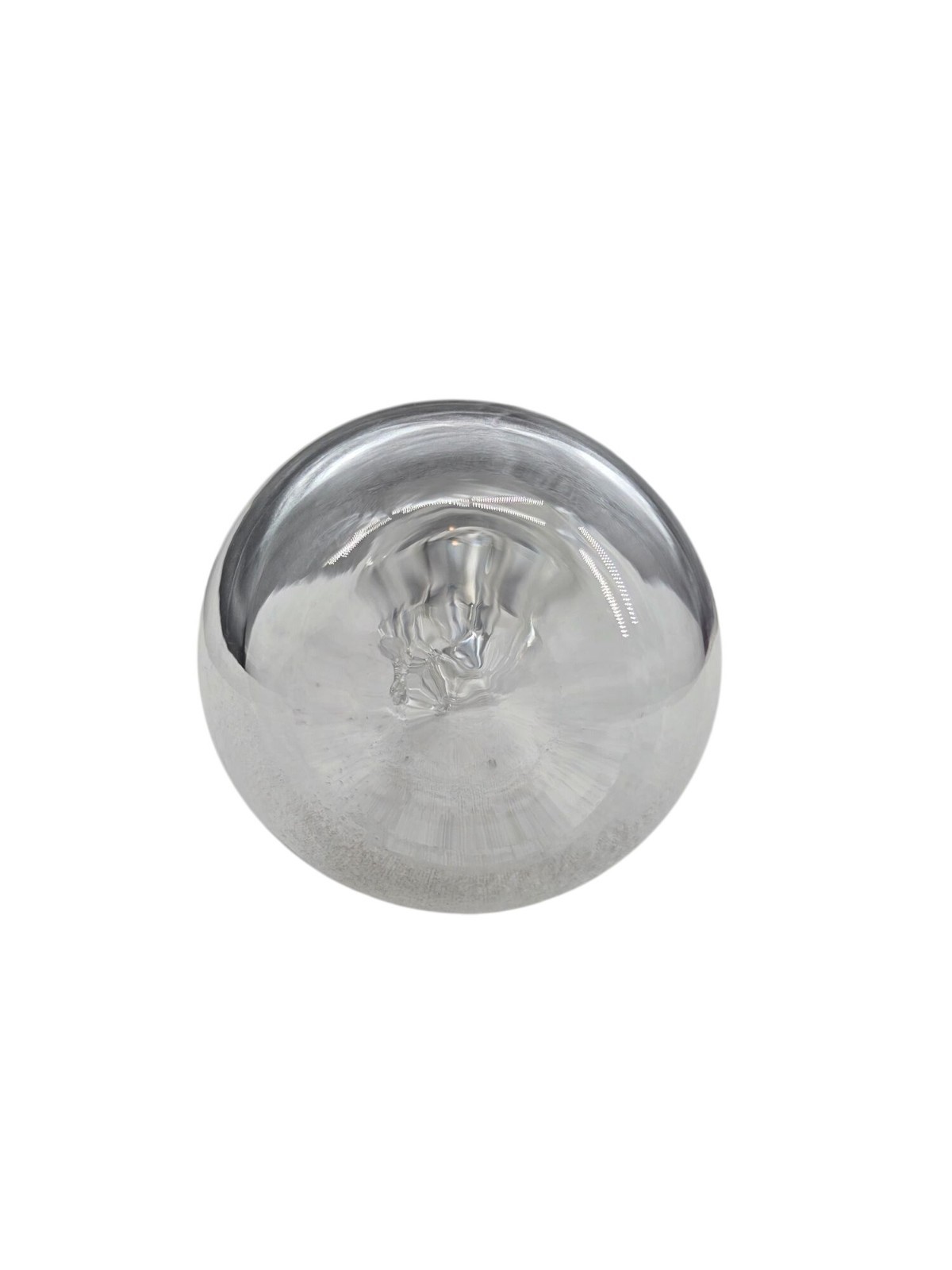 Princess House Blown Glass Pear Figurine Paperweight 3 Inch Clear Fruit‎ Decor - View 3