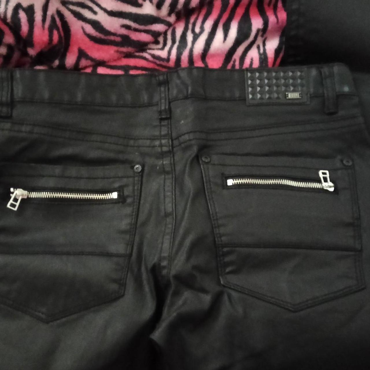 Unik 770 Mens Leather Motorcycle Overpants Full Zip Biker Pants 32x34 - View 7