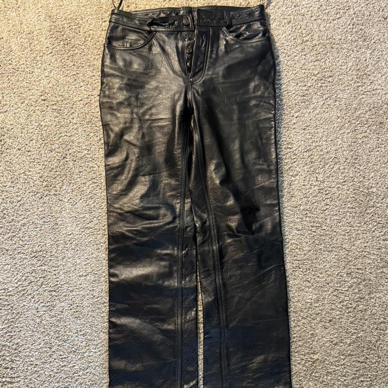 Unik 770 Mens Leather Motorcycle Overpants Full Zip Biker Pants 32x34 - View 17