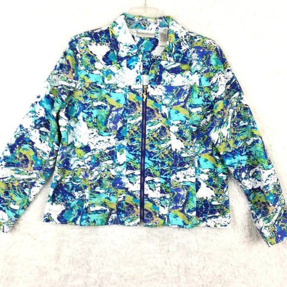 Vintage Drapers & Damons Silk Sequin Beaded Floral Evening Jacket Black PXL - View 14
