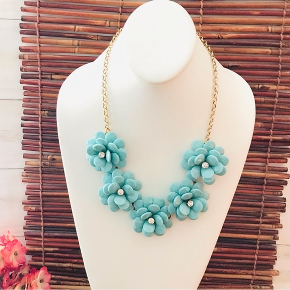 J. Crew Long Chain Faceted Rondelle Rhinestone Station Necklace Peach Fizz - View 8