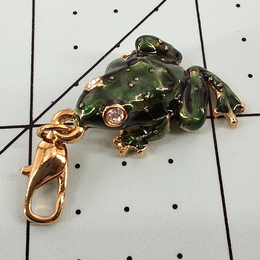 Gold Tone Enamel Cat & Fairy Charm Bracelet Whimsical Fantasy Jewelry - View 9