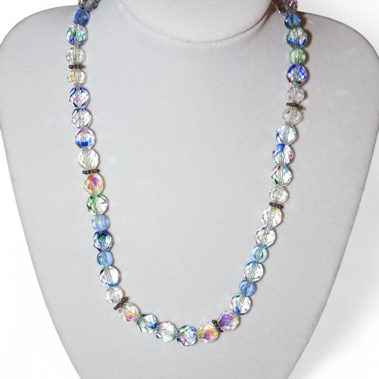 Cookie Lee Multi-Strand Beaded Necklace With Adjustable Chain & Colorful Beads V - View 10